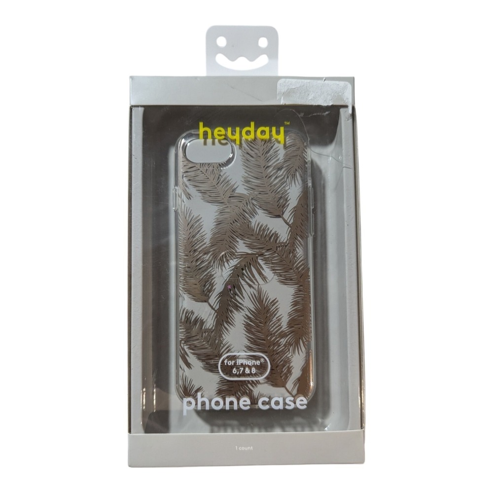 F7. heyday Phone Case for Apple iPhone 6, 7, & 8 - Gold Palm